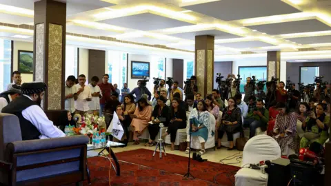 Breaking Barriers: Female Journalists at Taliban Minister's Conference in Delhi