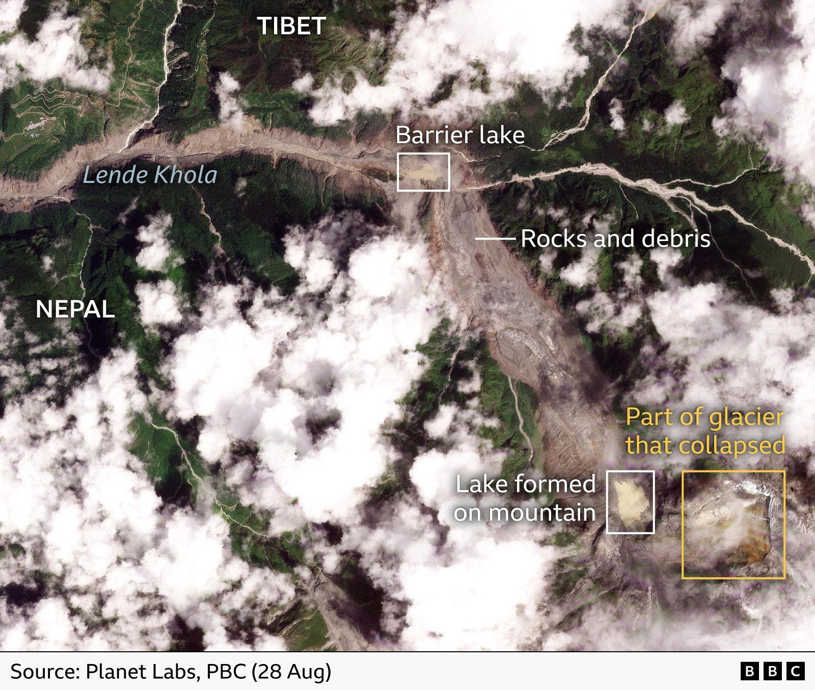 Satellite Images Reveal Devastation to Indigenous Villages Along Nepal‑Tibet Border