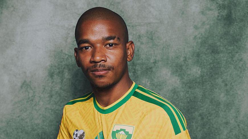 Jayden Adams in a World Cup uniform