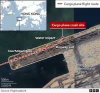 A cargo plane skidded off the runway at Hong Kong International Airport, resulting in the deaths of two airport security personnel. An investigation is underway to uncover the factors leading to this devastating incident.