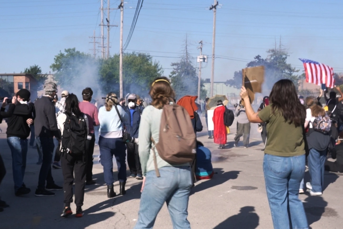 Resistance and Repression: Federal Clash with Protesters at ICE Facility