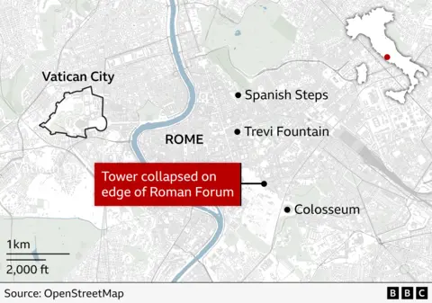 Tragedy in Rome: Medieval Tower Collapses During Restoration Efforts