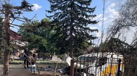 Tragic Aftermath of Airstrike as Civilians Targeted in Ukraine