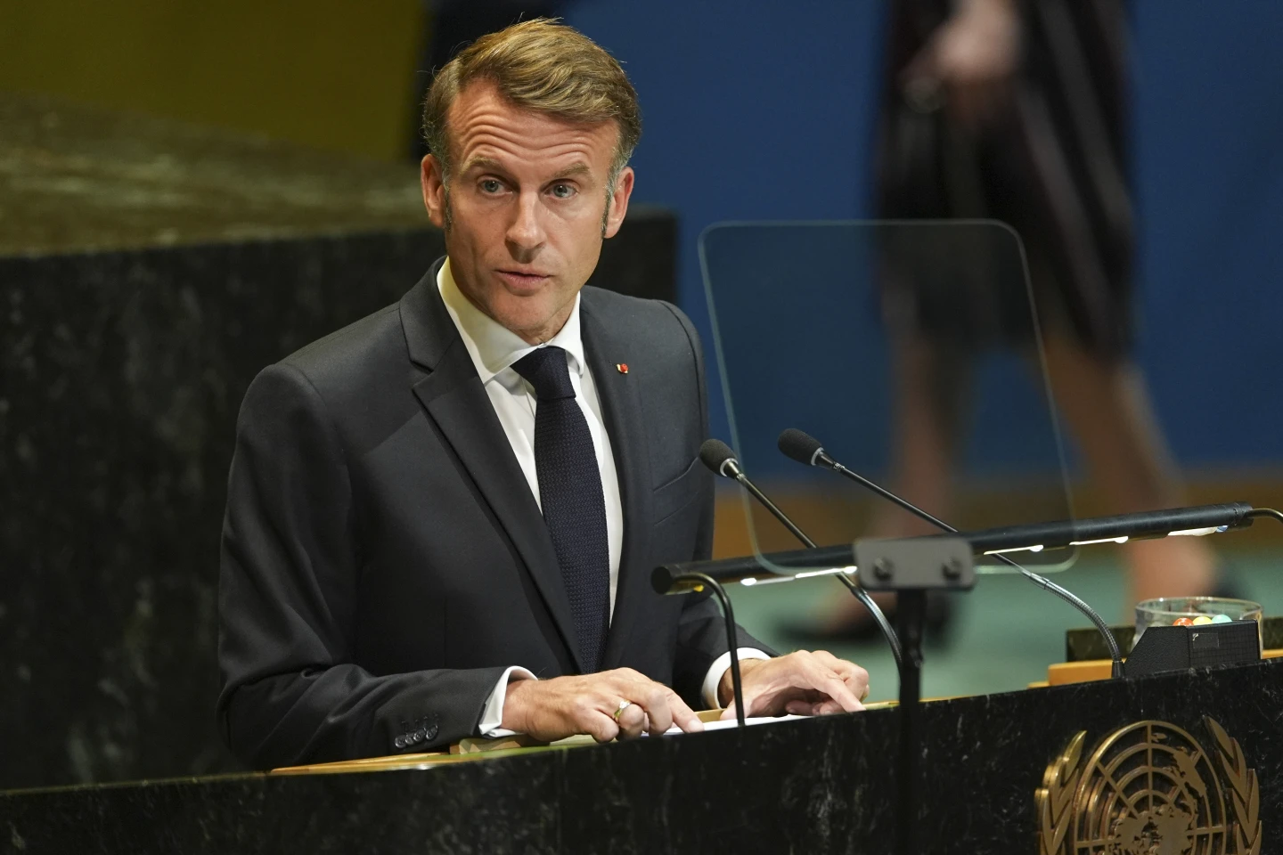 Macron Uses Trump Call to Discuss Gaza Amid U.N. Assembly