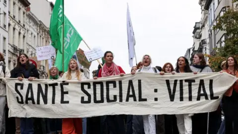 Mass Protests Erupt in Brussels Over Government Reforms