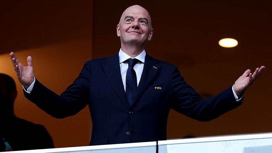 Gianni Infantino at an event