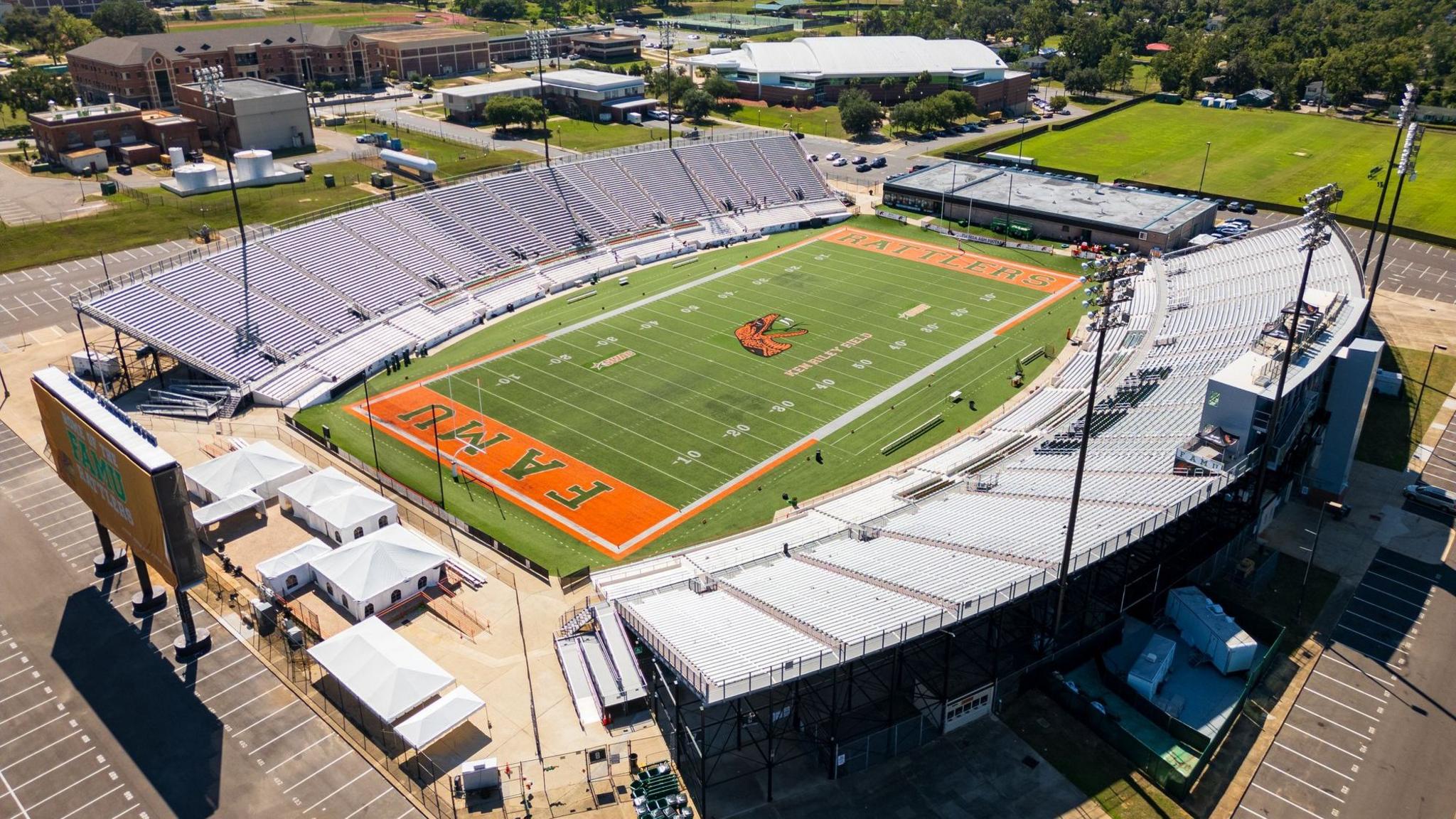 A view of Bragg Memorial Stadium in Tallahassee
