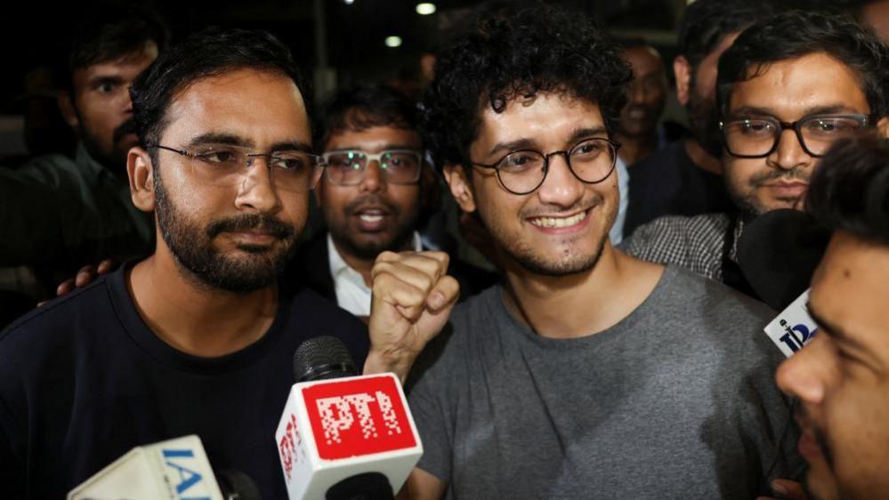 Saurav Das and Ashutosh Ranka spoke to the media after release