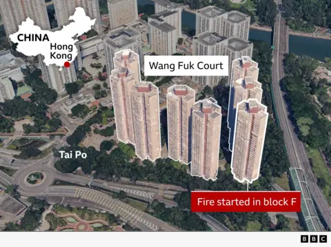 Devastating Fire Claims 128 Lives in Hong Kong's Tower Blocks