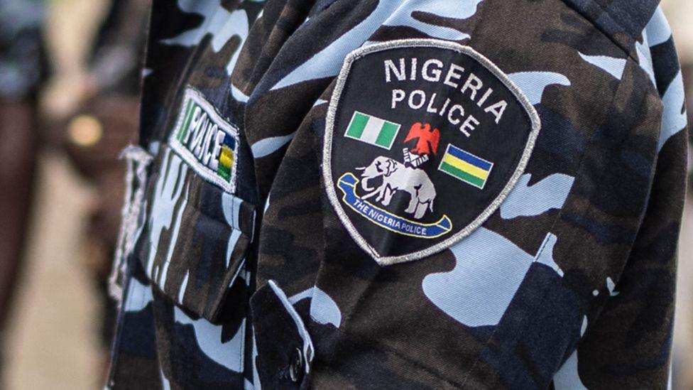 Police badge showing the emblem of Nigeria Police