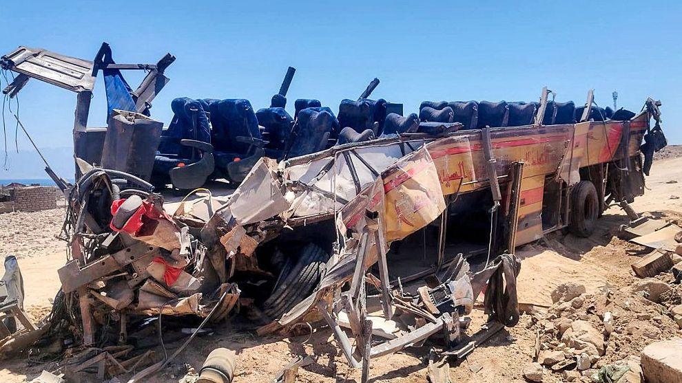 Bus crash on Egypt’s Red Sea coast kills 22, raising safety concerns for coastal communities