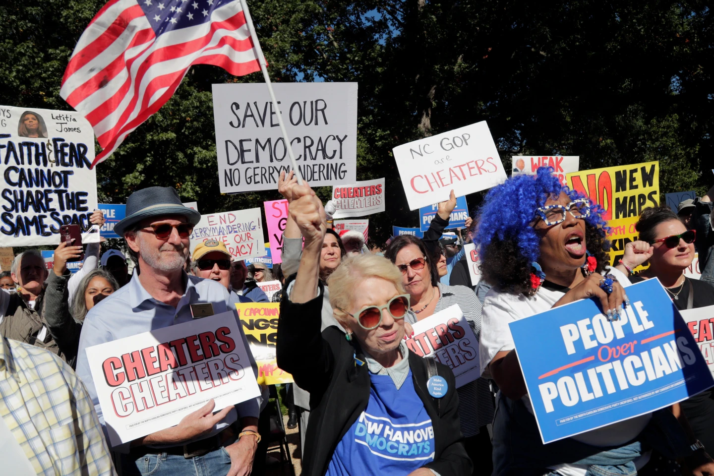 North Carolina's Republicans Push for Controversial Redistricting Amid Protests