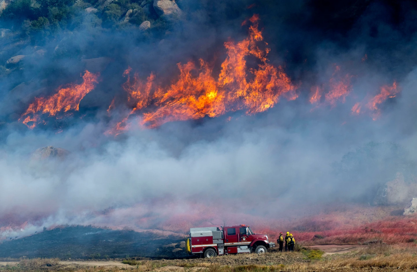 Wildfire Threatens Communities in Southern California, Evacuations Ordered