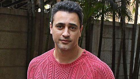 Imran Khan outside a studio in Mumbai